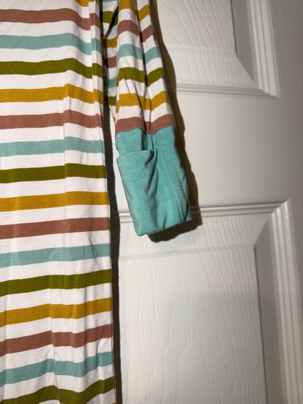 Emerson and Friends Convertible Pajamas - Spring Stripes - Picture 7 of 8